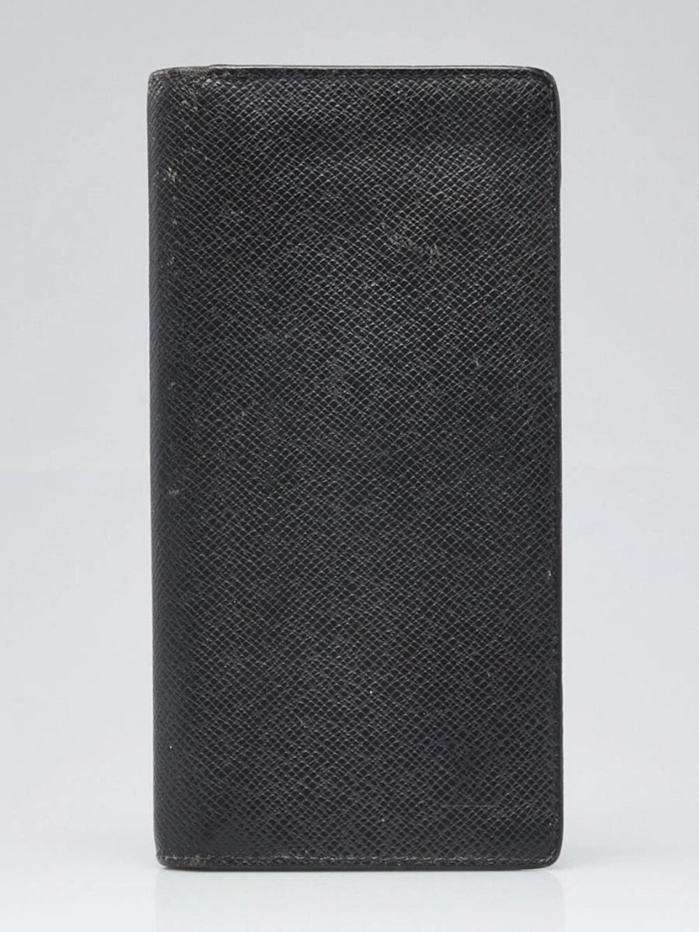 Louis Vuitton Black Taiga Leather Brazza Wallet